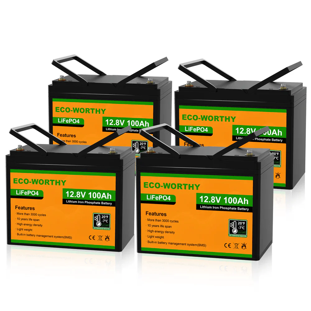 B2B-LiFePO4 12V 100Ah Lithium Iron Phosphate Battery With Low Temperature Protection - Image 14
