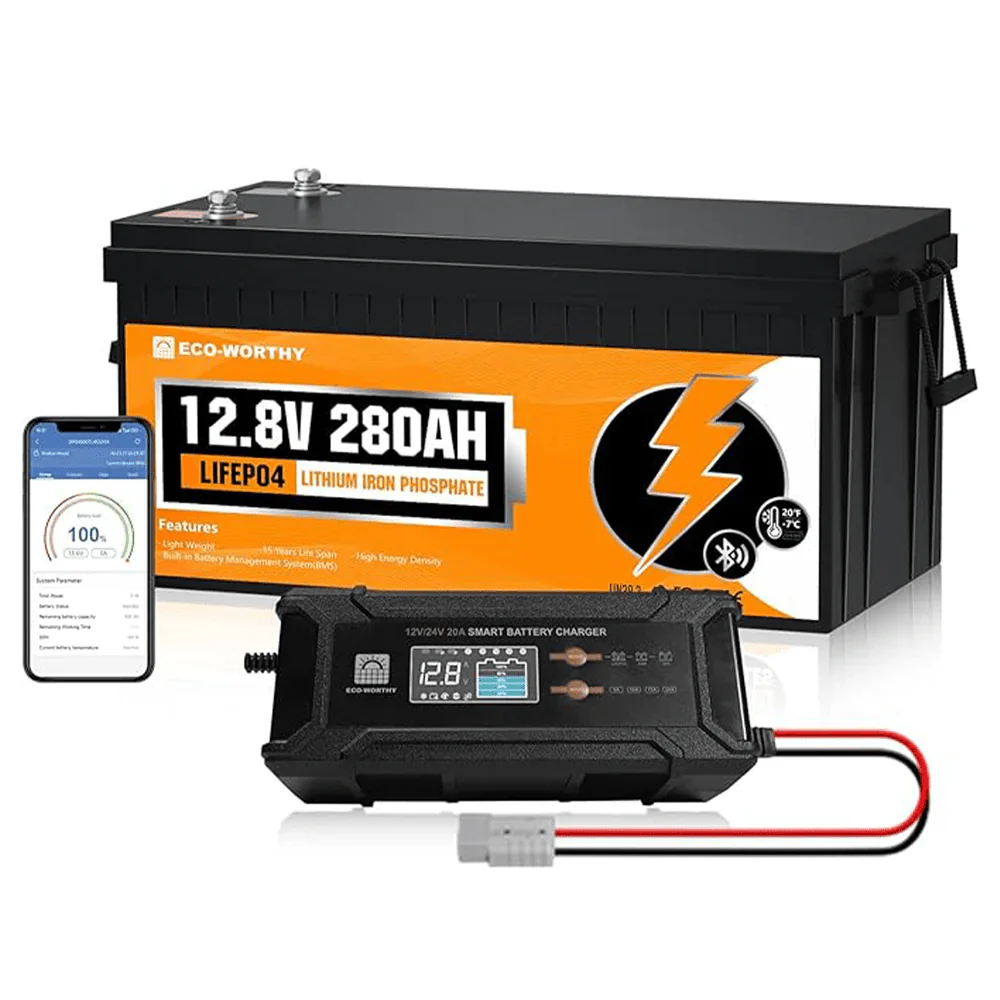 B2B-LiFePO4 12V 280Ah Lithium Iron Phosphate Battery With Bluetooth - Image 13